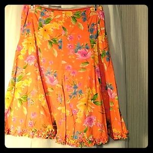 Bright colorful skirt